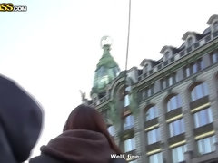 Rubia, Corridas faciales, Dinero, Pantaletas, Tatuaje, Trio