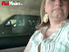 素人, ぽっちゃり, ぽちゃ, ドイツ人, 熟年, アウトドア, 三人, ヤリマンの