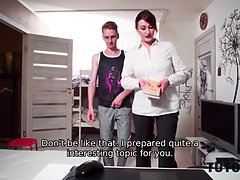 Pijpbeurt, Oudere vrouw, Rijpe lesbienne, Moeder die ik wil neuken, Moeder, Russisch, Lerarin