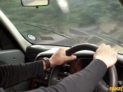 美女, 車, キス, ラティーナ, アウトドア, オマンコ, シャワー, 三人