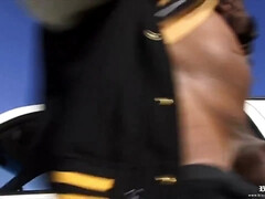 アナル, お尻, デカ尻, デカパイ, チン, 異人種間, ポリス, ヴィンテージ