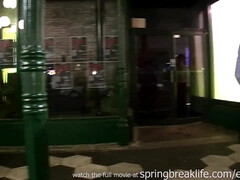 18, お尻, デカ尻, ビキニ, ブロンド, 公共, 生徒, ティーン