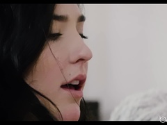 Amerikaans, Blond, Pijpbeurt, Stel, Likken, Natuurlijke tieten, Tatoeage, Nat