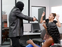 美女, デカパイ, ビッチ, フェラチオ, 黒人, Hd, ポルノスター, タトゥー