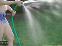 茶髪の, チン, 服従, 手コキする, なめる, 馬乗り, ラフ, おもらし