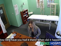 Kinky fakehospital doc fucks patient's wet pussy with surprise