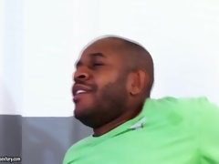 In den arsch, Tussi, Schwanz, Interrassisch, Titten