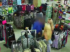 Skinny teen Alexa shoplifts and learns her lesson
