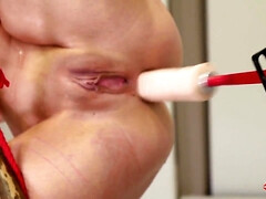 緊縛, ブロンド, ボンデージ, Hd, 小柄, 赤毛, オッパイの, おもちゃ