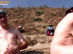 Plage, Sucer une bite, Poilue, De plein air, Public, Chatte