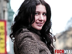 アナル, デカチン, フェラチオ, 着衣女と全裸男, ジーンズ, 小柄, オマンコ, 締まりの良い