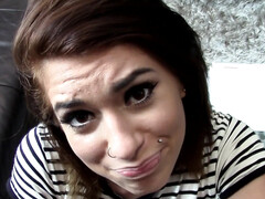 お尻, フェラチオ, 茶髪の, バック, 自然山雀, オマンコ, タトゥー, オッパイの