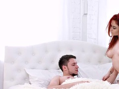 Nana, Gros seins, Sucer une bite, Embrassement, Léchez, Rousse roux, Adolescente, Nénés