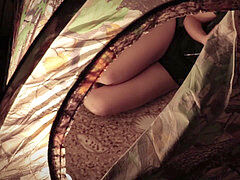 女, オナニー, オーガズム, 公共, ティーン