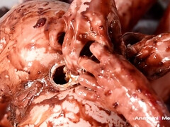 Grosser arsch, Grosse titten, Schlampe, Braunhaarige, Fetisch, Hd, Flotter dreier, Spielzeuge