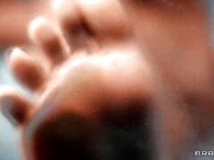 浴室, デカ尻, 黒人, フェラチオ, バック, ハードコア, オナニー, オッパイの