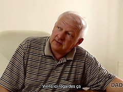Naughty 18yo Czech daughter takes care of her daddy's old man