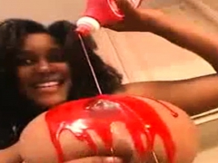 Noire, Sucer une bite, En levrette, Noir ébène, Hard, Hd, Interracial