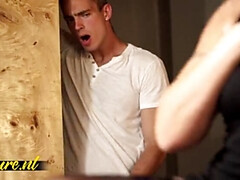 ブロンド, フェラチオ, 捕まる, ハードコア, ヒール, 母, オマンコ, 剃毛