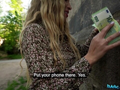 Sex From Money from Public Agent - Big Ass Religion with Nerdy Blonde and Martin Gun