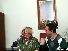 ベッドルーム, フェラチオ, イマラチオ, 眼鏡, 祖父, お婆さん, 熟年, 現実
