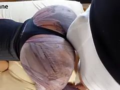 Leie, Paar, Hundestellung, Hd, Selbstgemacht, Pov, Elasthan, Eng
