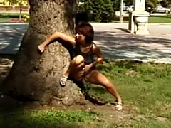 18, 素人, エクストリーム, アウトドア, 放尿, 公共, シャワー, おもらし