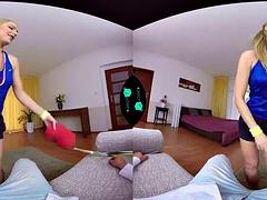 Dreidimensional, Blondine, Blasen, Realität, Titten