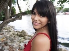 Grosser arsch, Blasen, Braunhaarige, Hundestellung, Handjob, Natürlichen titten, Pov, Rasiert