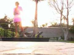 Warm MUMMY Kelly Madison screwed in the pool.