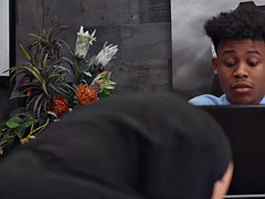 Negro, Ébano, Sexo duro, Interracial, Montar, Puta, Adolescente, Tetas