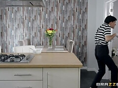 Grosse titten, Blondine, Blasen, Spermaladung, Schwanz, Kurzes haar, Nass, Ehefrau