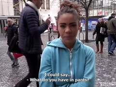 Funny ebony amateur girl wants extra cash for sex