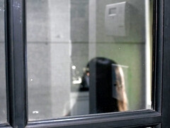 Spermaladung, Aufs gesicht abspritzen, Handjob, Lecken, Piercing, Rotschopf, Kurzes haar, Hintern versohlen