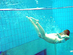 Bad, Bikini, Im freien, Zierlich, Öffentlich, Unter wasser