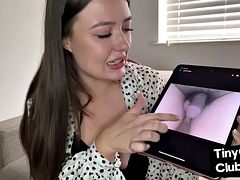 Amateur domina SPH curses microdick
