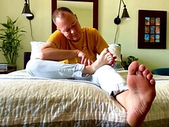 Любители, Ноги, Фут фетиш, Забавное, Геи, Лизание, Зрелые, Тату