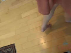 素人, ブロンド, フェラチオ, 中出し, 足コキ, 手コキする, ハメ撮り, 濡れ