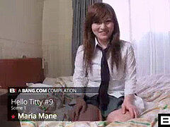 Asiatisch, Braunhaarige, Kompilation, Besamung, Japanische massage, Masturbation, Spielzeuge