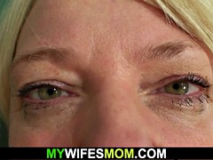 デカパイ, お婆さん, ハードコア, 淫乱熟女