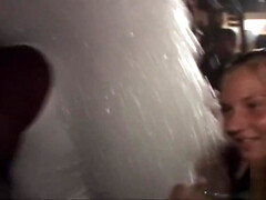 美人, 巨乳な, カワイイ, イマラチオ, 乳首, ヌーディスト, パーティ, オッパイの