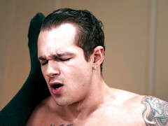 Blondine, Blasen, Absätze, Hotel, Küssen, Lecken, Muschi, Strümpfe