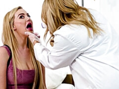 Anal, Rubia, Penetracion con dedos, Lesbiana, Afeitado, Flaco, Medias largas, Tetas