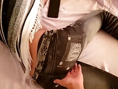 素人, お尻, カップル, 中出し, ラティーナ, オマンコ, スカートのぞき, のぞき