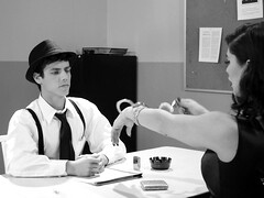 Pijpbeurt, Bruinharig, Rondborstig, Diep in de keel, Hondjeshouding, Kokhalzen, Hardcore, Kantoor