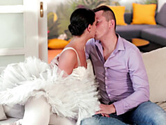 Blasen, Braunhaarige, Orgasmus, Zierlich, Pov, Muschi