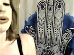 Gorgeous Babe with Big Boobs: Big Tits, Blowjob  Brunette Porn