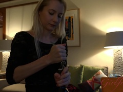 Amateur, Blonde, Sucer une bite, Culottes ou slips, Pov, Chatte, Maigrichonne, Allumeuse