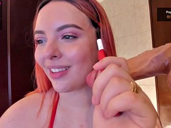 Anal, Grosse bite, Noire, Gode, Noir ébène, Fille latino, Solo, Jouets