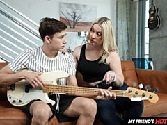 デカ尻, デカチン, ブロンド, フェラチオ, バック, 淫乱熟女, オマンコ, オッパイの